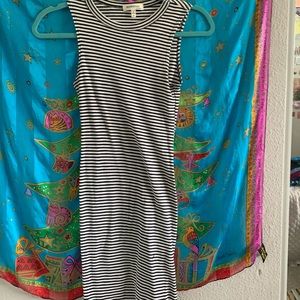 Black & white stripped dress